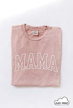 Load image into Gallery viewer, Mama Puff Print Mineral Wash Tee- Soft Pink
