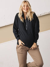 Load image into Gallery viewer, Calla Maternity Sweatshirt in Black
