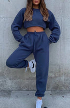 Load image into Gallery viewer, Crew Sweatshirt &amp; Sweatpants Set
