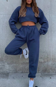 Crew Sweatshirt & Sweatpants Set