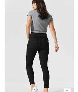 Black Postpartum Skinny Jeans- M