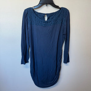 Blue Lace Top- M