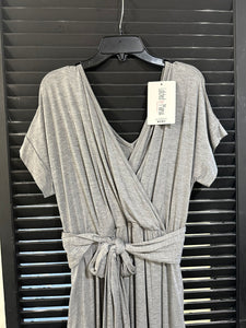 Heather Grey Nursing Romper