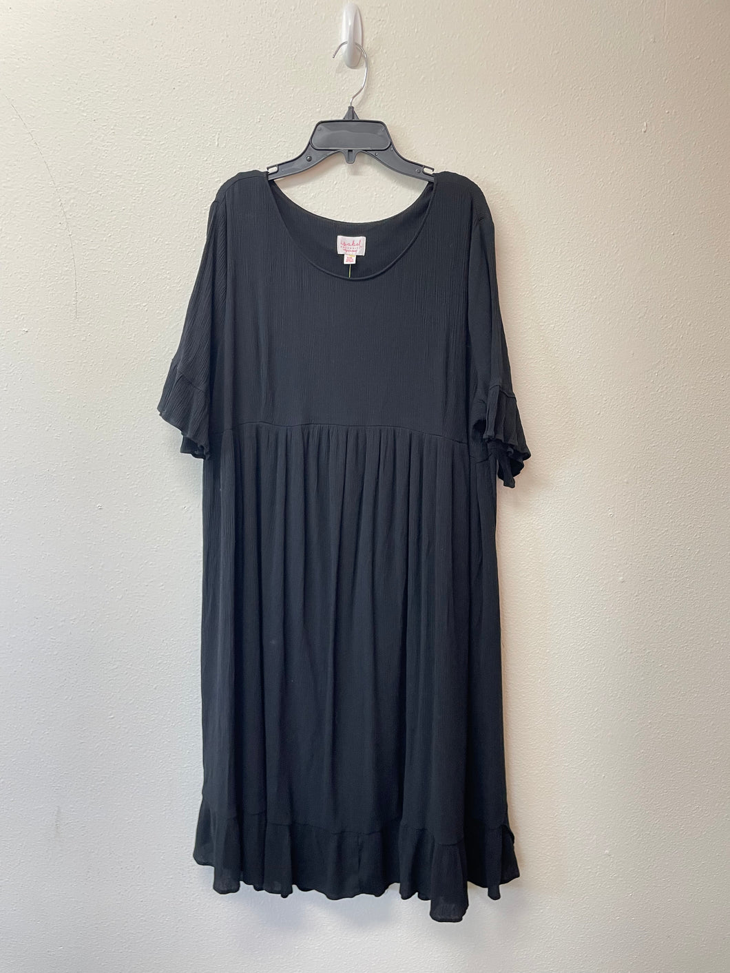 Black Gauze Dress- XXL