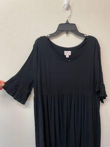 Black Gauze Dress- XXL