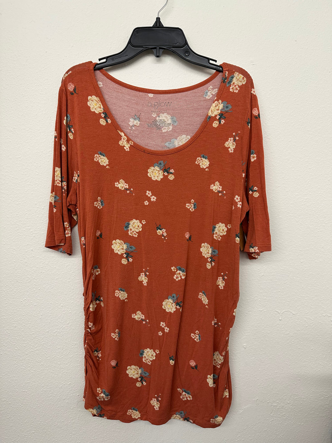 Floral Rust Top- M