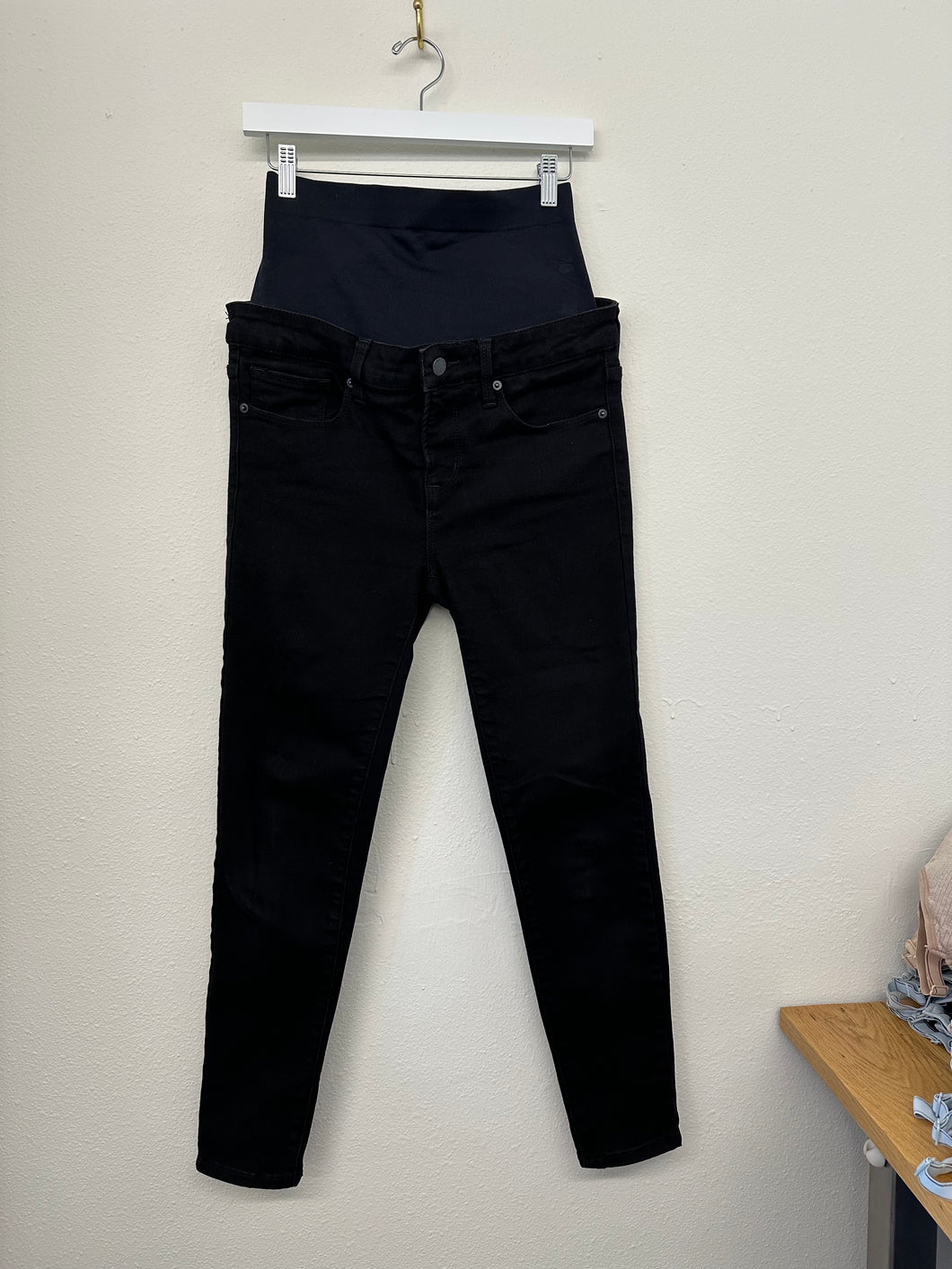 Black Postpartum Skinny Jeans- M