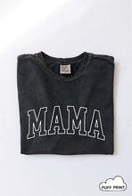 Load image into Gallery viewer, Mama Puff Print Mineral Wash Tee- Mineral Black
