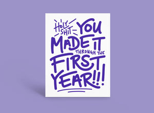 First Year Card